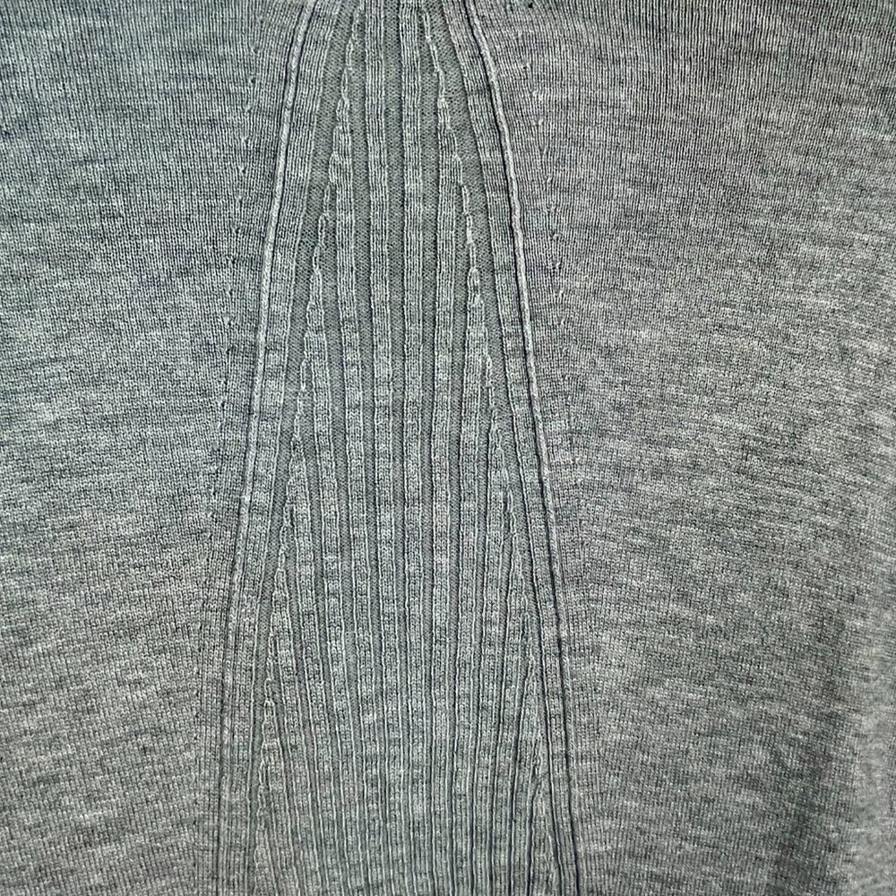 Love Ellie Gray Longline Open Front Duster Cardigan Size L NWOT - Picture 10 of 14